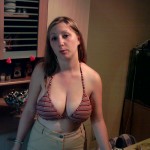 Pregnant Teen with huge Tits