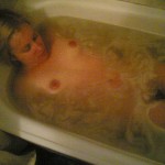 Naked Girl Bathing