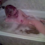 Naked Girl Bathing