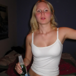 Young Blonde shows Pussy, Ass and Boobs